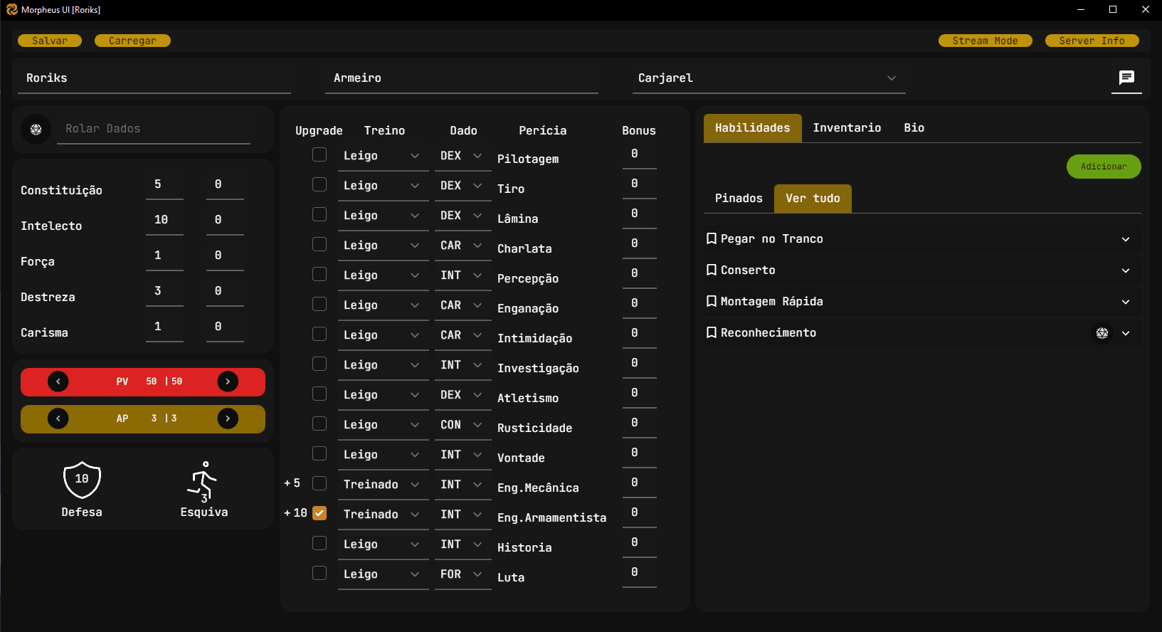Morpheus Character Creator Tool